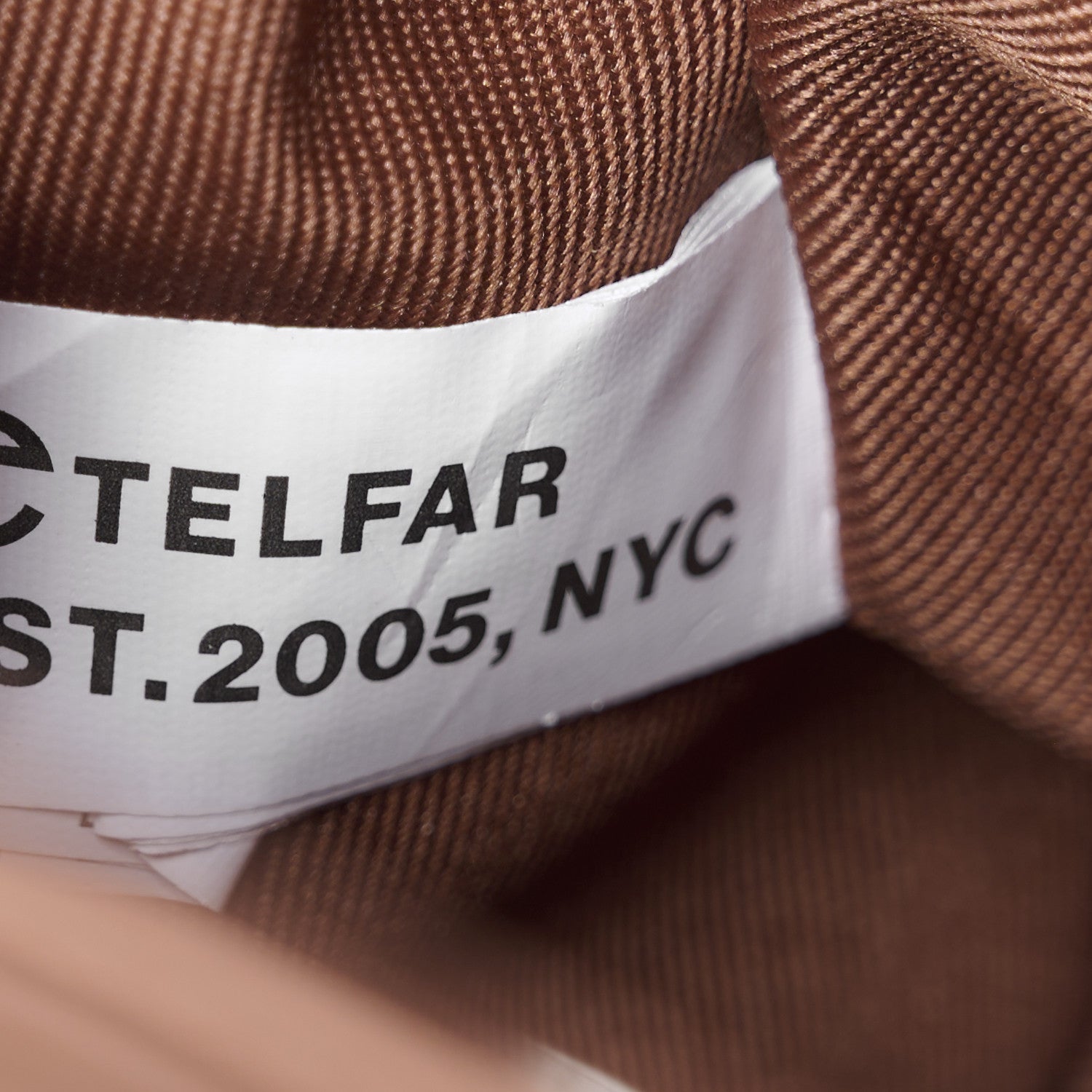 Vegan Leather Small Shopping Bag Tan