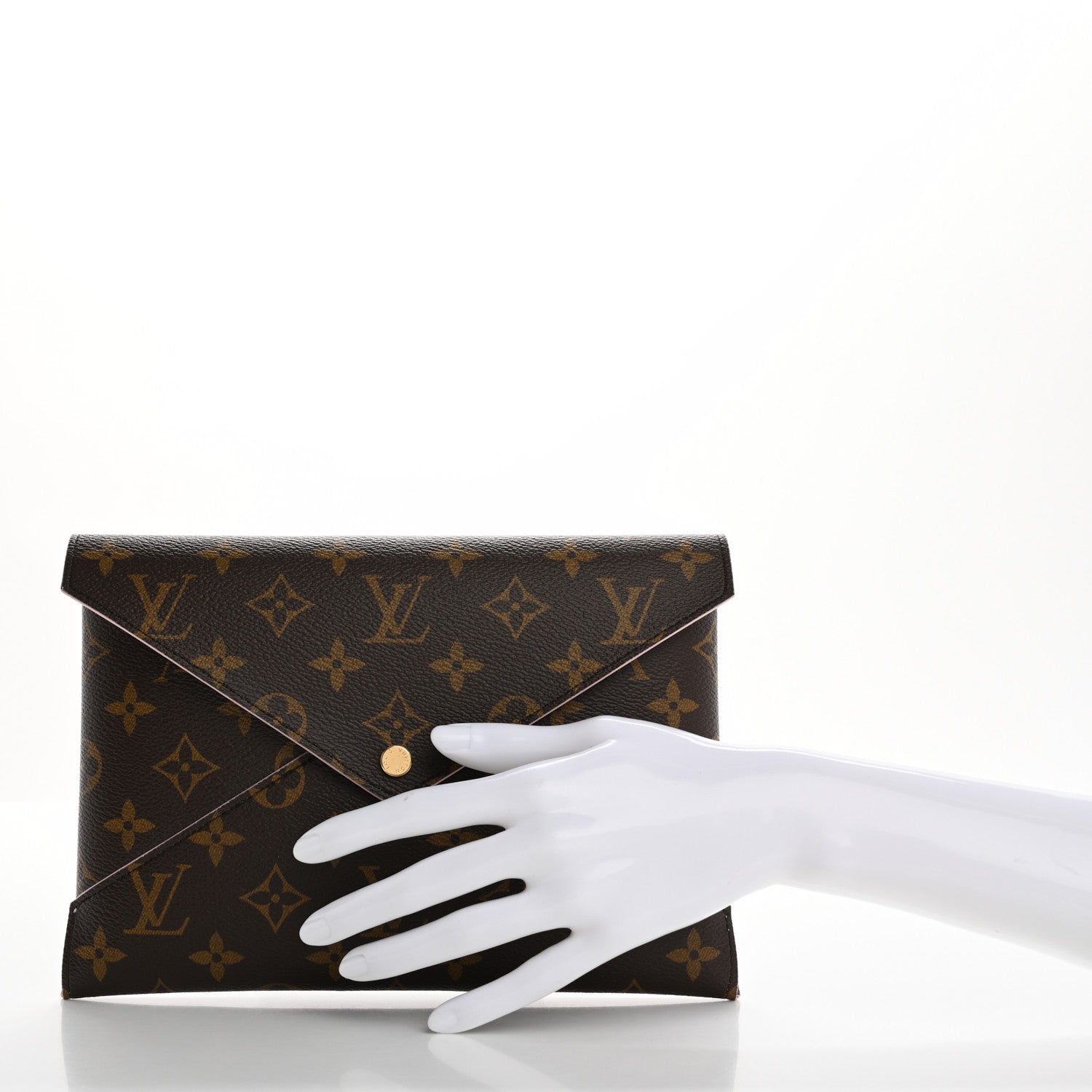 Monogram Large Kirigami Pochette Insert Rose Ballerine