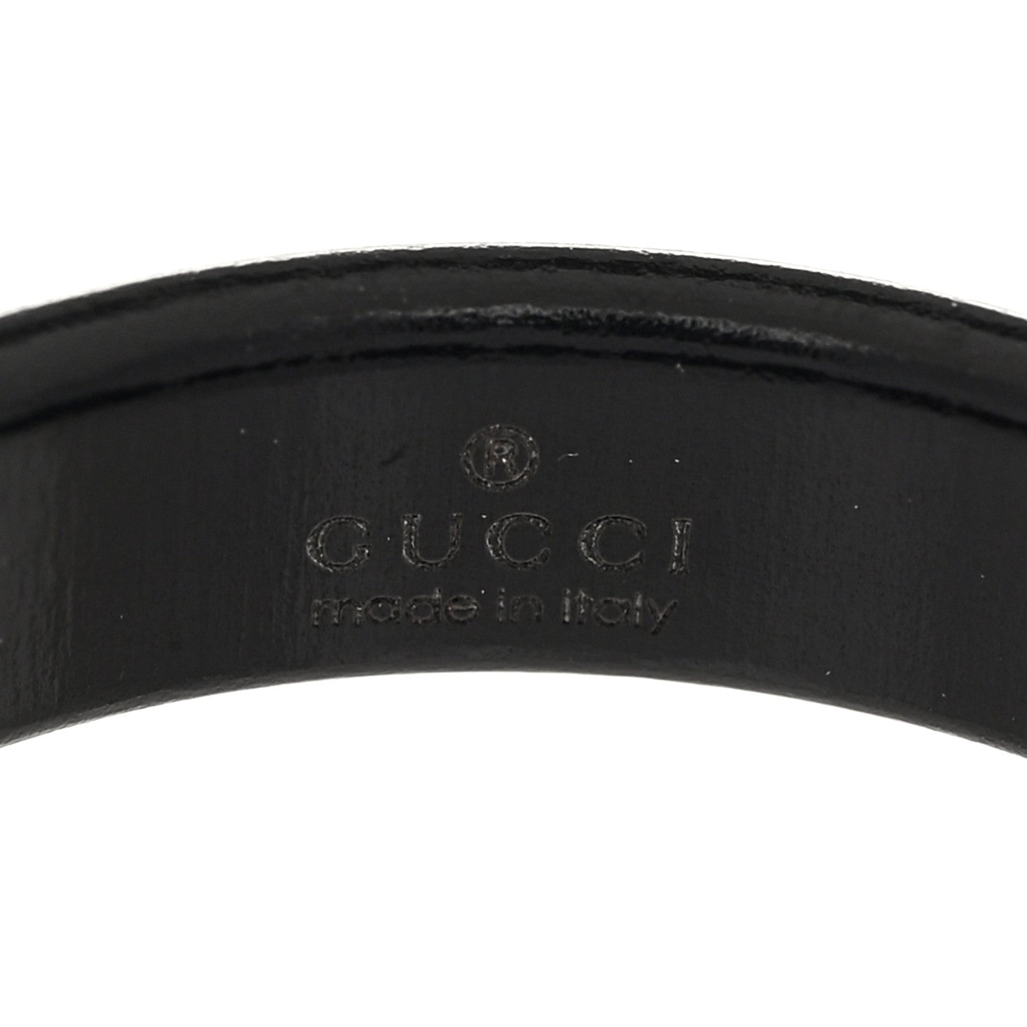 18K Yellow Gold Synthetic Corundum Icon Ring 53 6.25 Black