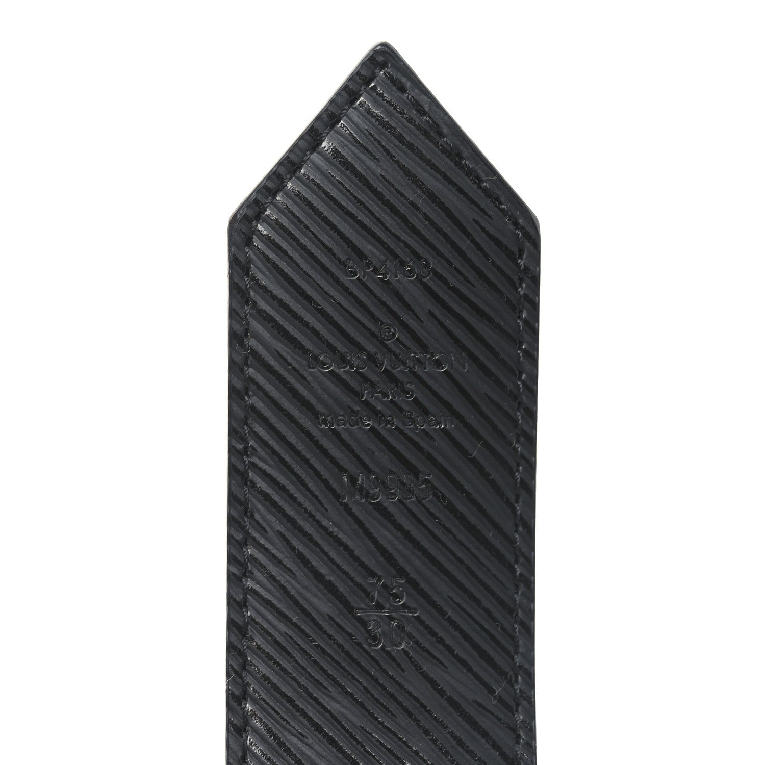 Monogram Epi 35mm LV Circle Reversible Belt 75 30 Black