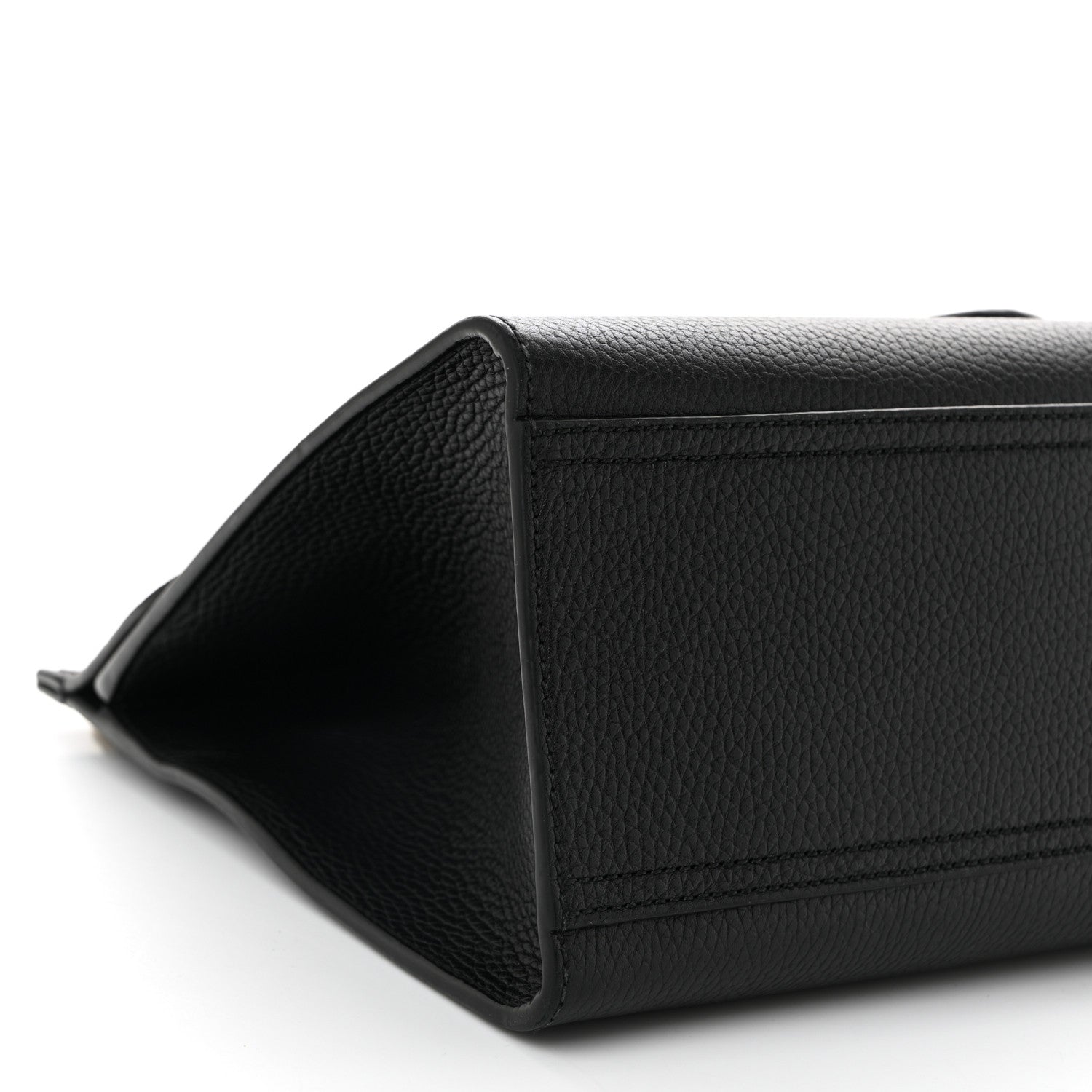 Calfskin Small GG Marmont Top Handle Bag Black