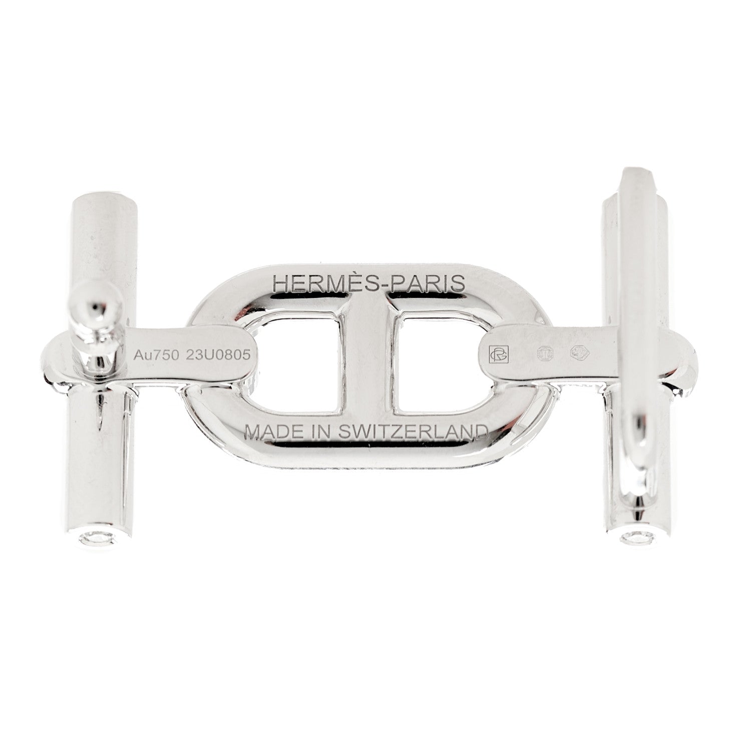 Swift Epsom 18K White Gold Diamond 13mm Ancre Belt 85 34 Black Gold