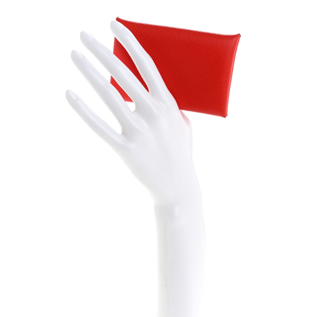 Epsom Calvi Card Case Rouge Piment