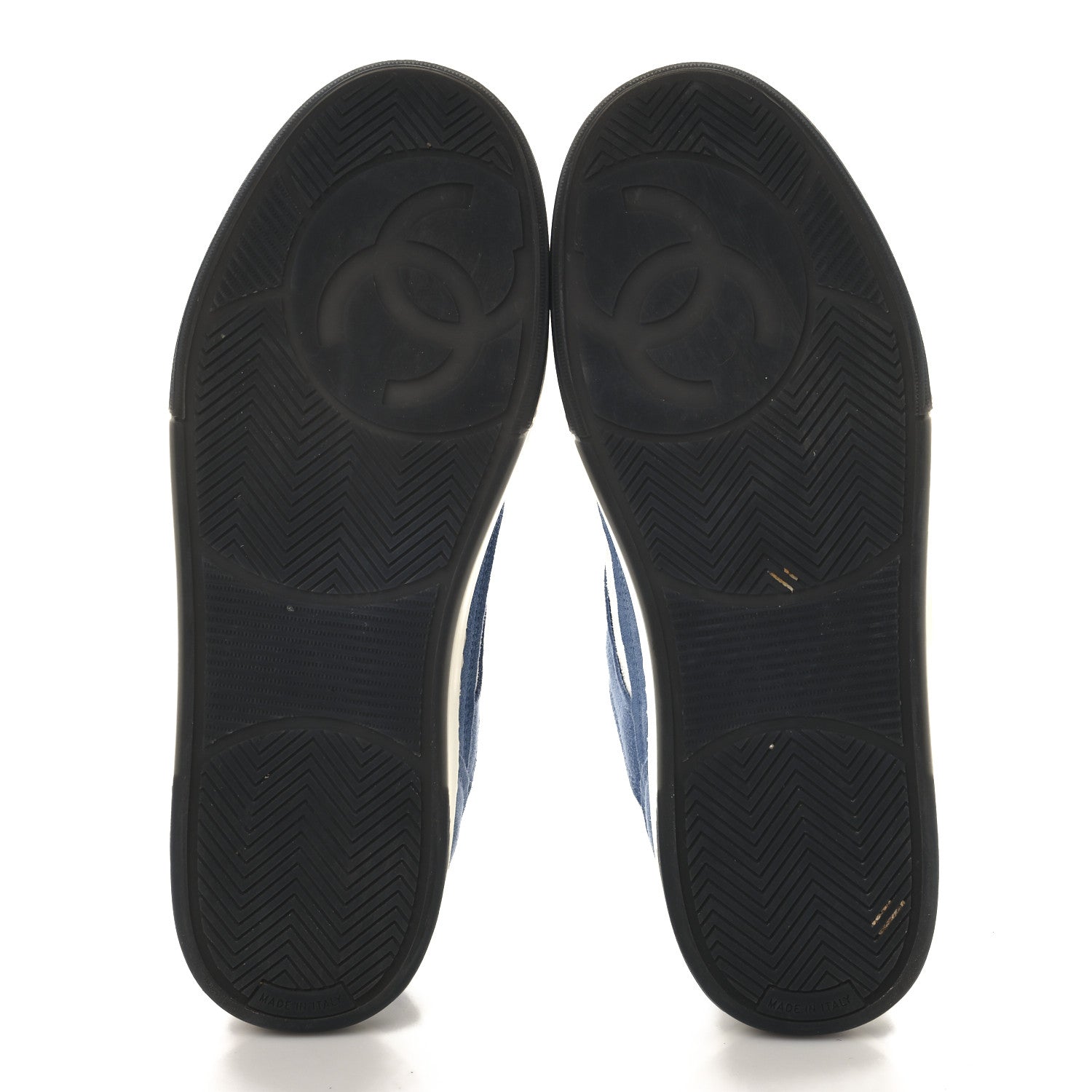 Suede Kidskin Womens CC Sneakers 39 White Blue