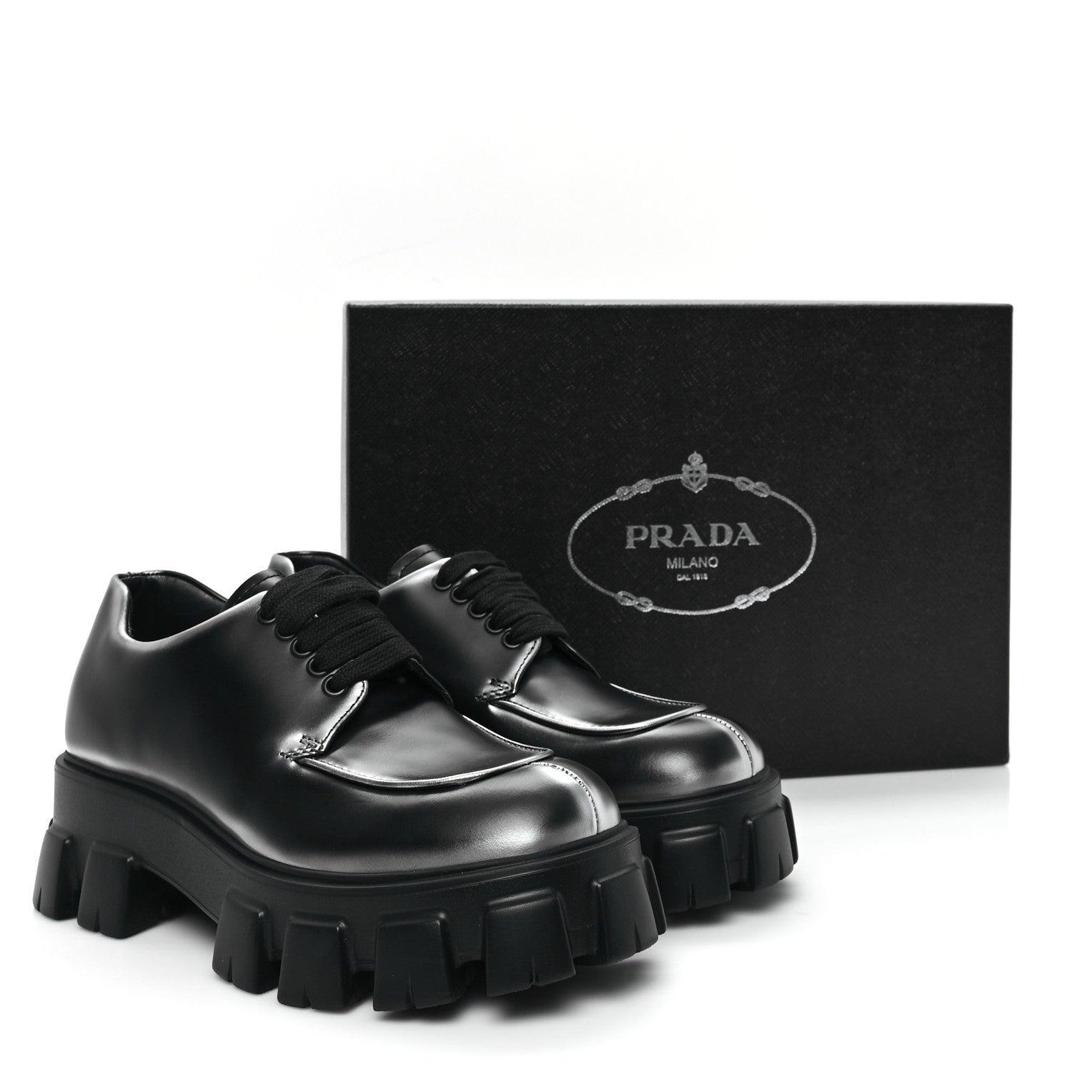 Spazzolato Rois Sfumato Monolith 55mm Derby Loafers 5.5 Black Argento
