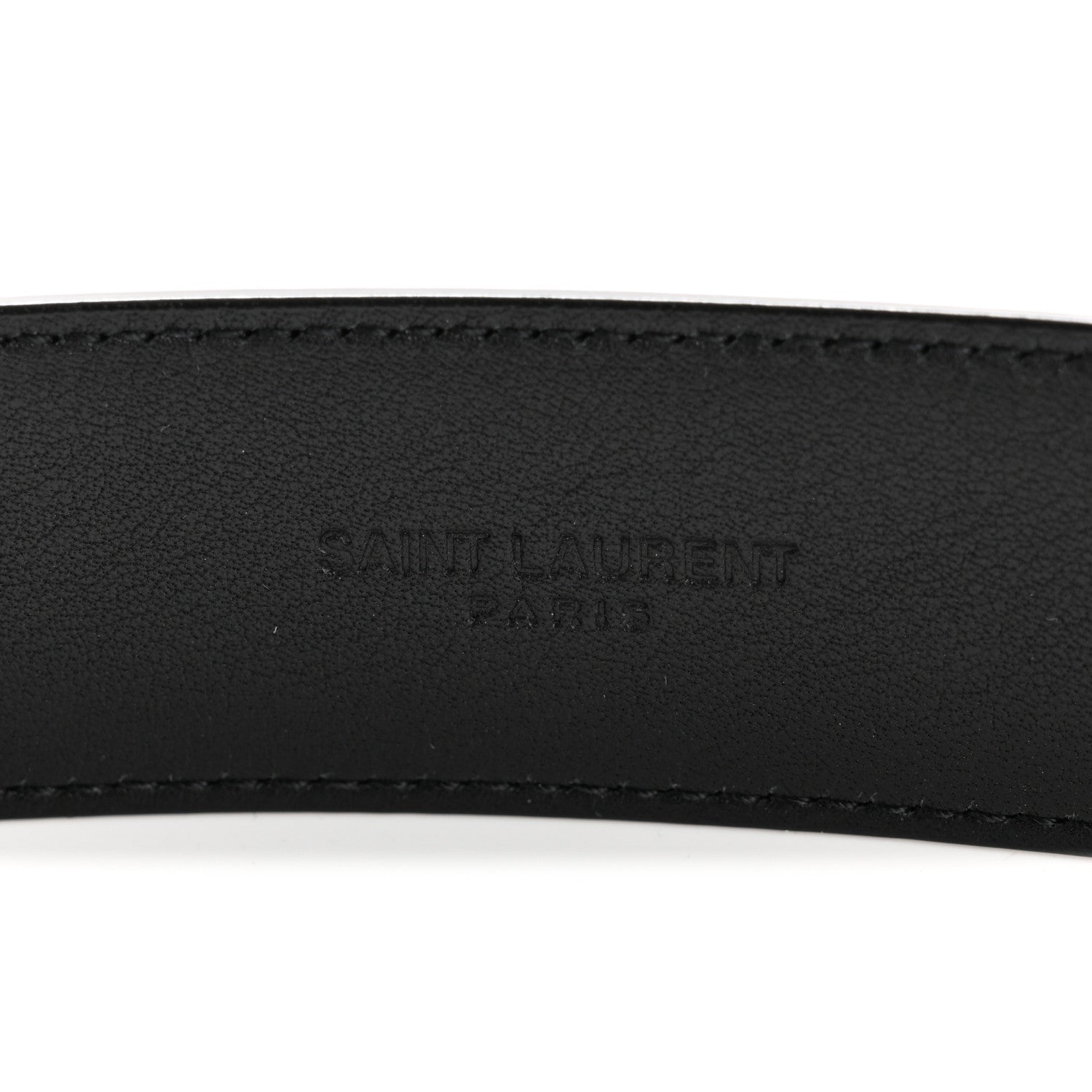 Smooth Calfskin Monogram Square Buckle Belt 85 34 Black