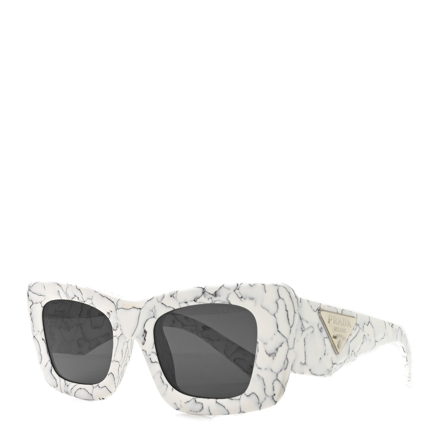 Acetate Symbole Sunglasses SPR 13Z White Marble