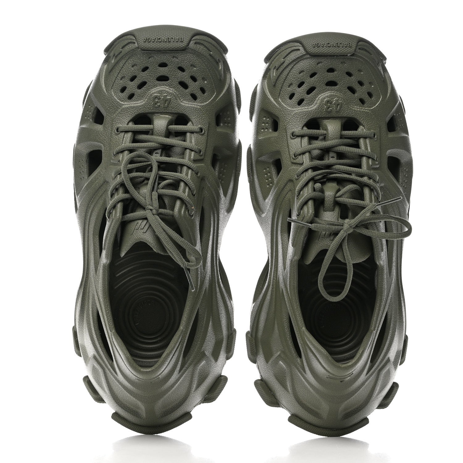 EVA Molded Mens HD Low Top Sneakers 43 Khaki