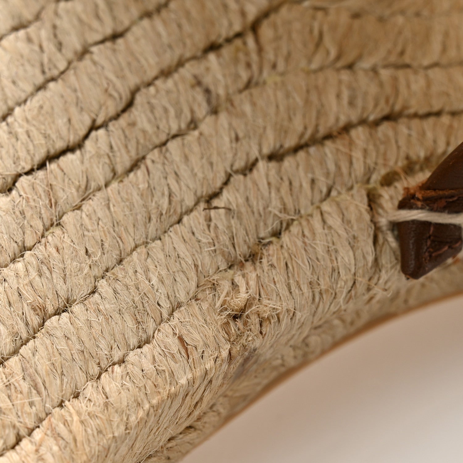 Canvas Miro Soft Calfskin Striped Mens Espadrille Flat Slide Sandals 9 Greggio Brown Sugar