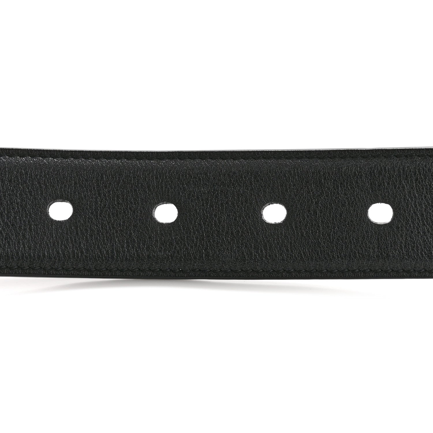 Smooth Calfskin Monogram Square Buckle Belt 85 34 Black