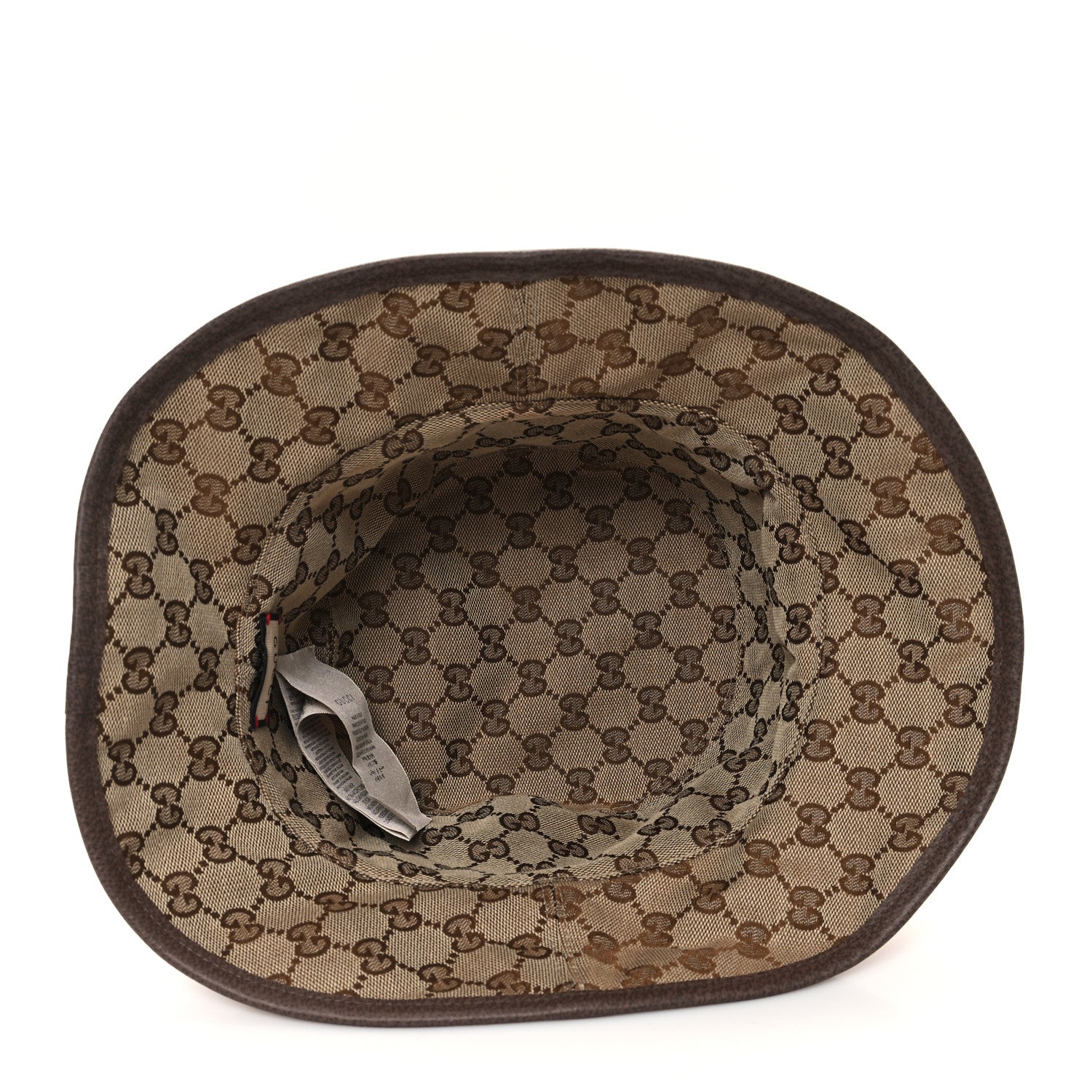 Monogram Plaid Bob Double Back Reversible Bucket Hat L Beige