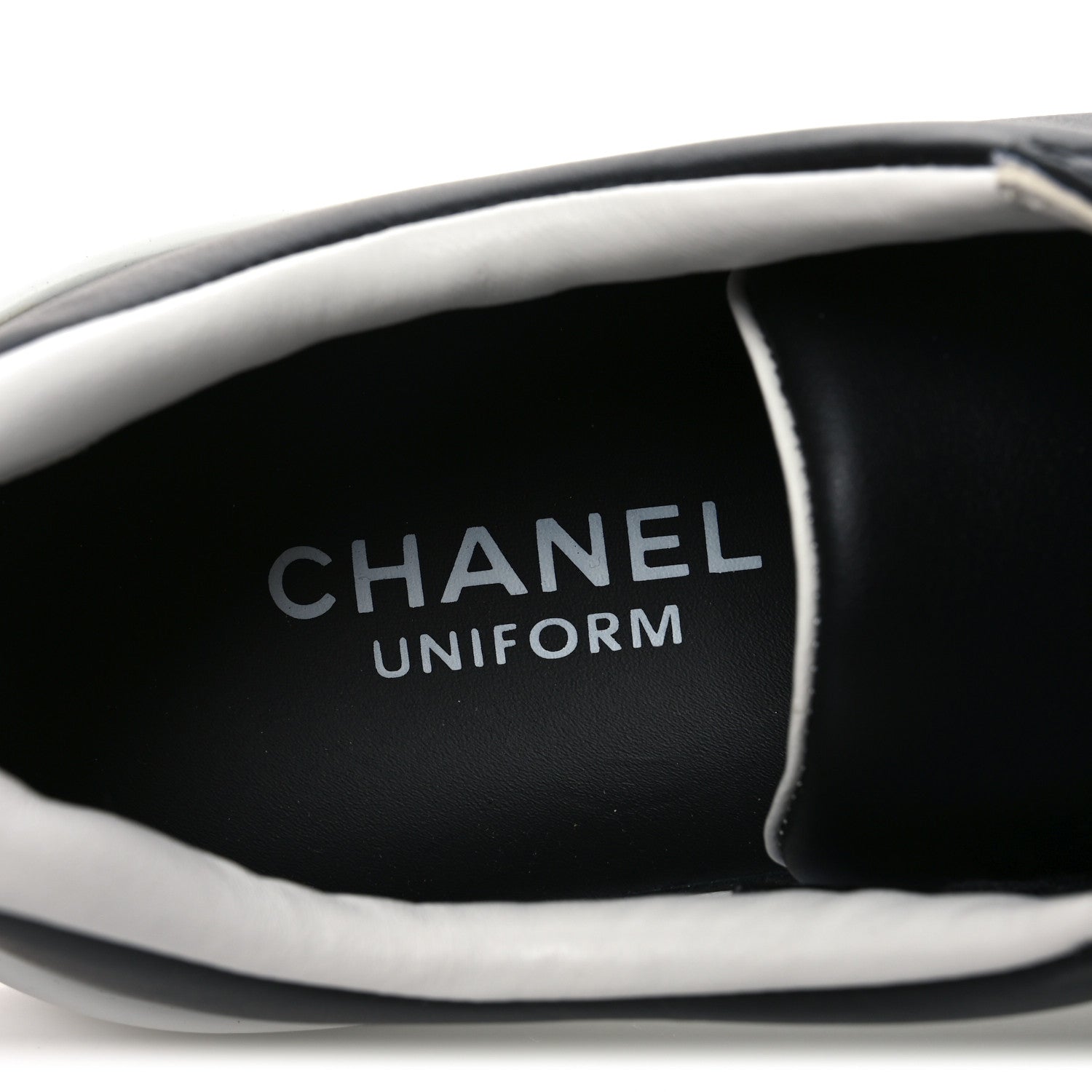 Calfskin CC Womens Sneakers 36.5 Black