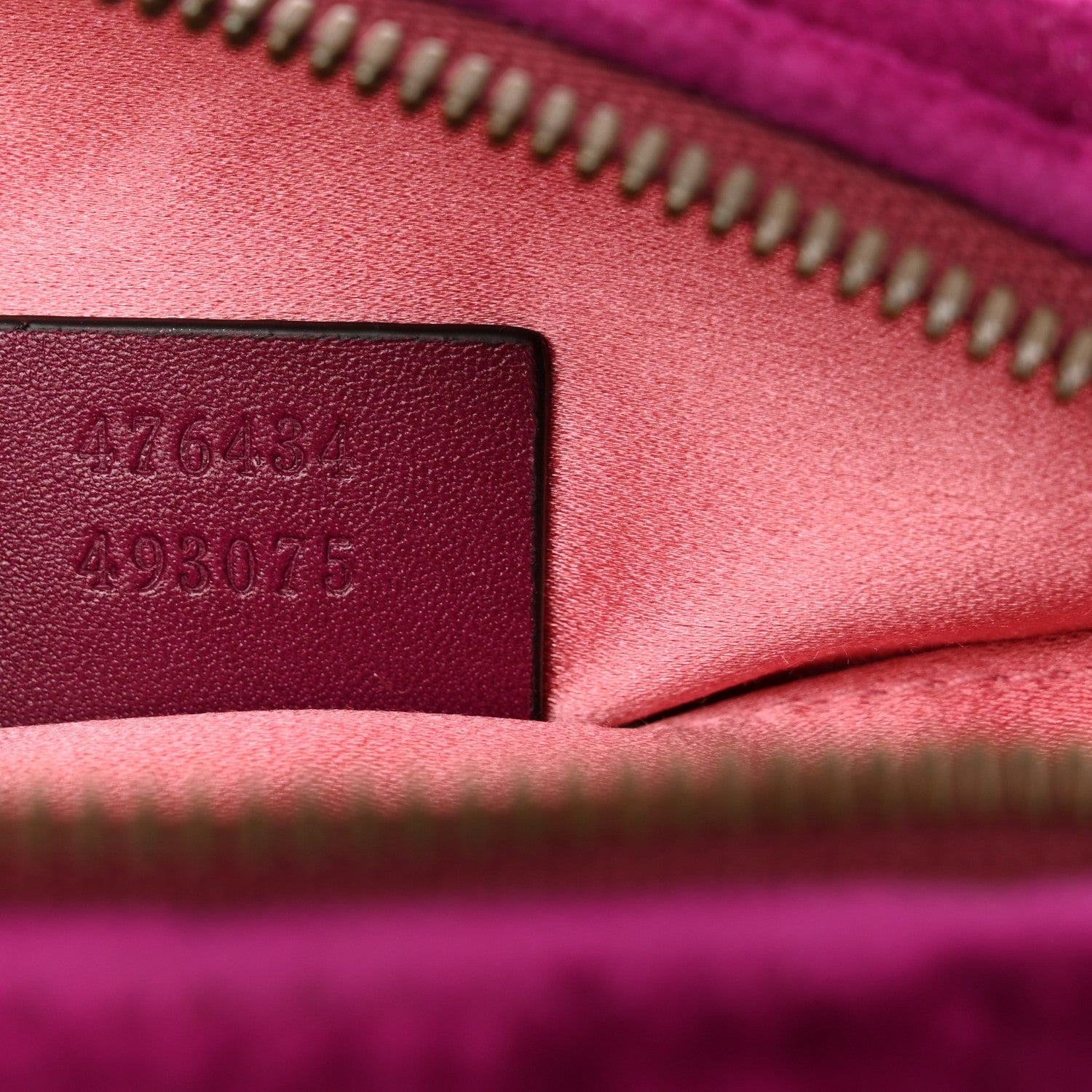 Velvet Matelasse GG Marmont Belt Bag 85 34 Fuchsia Violet Cyclamen