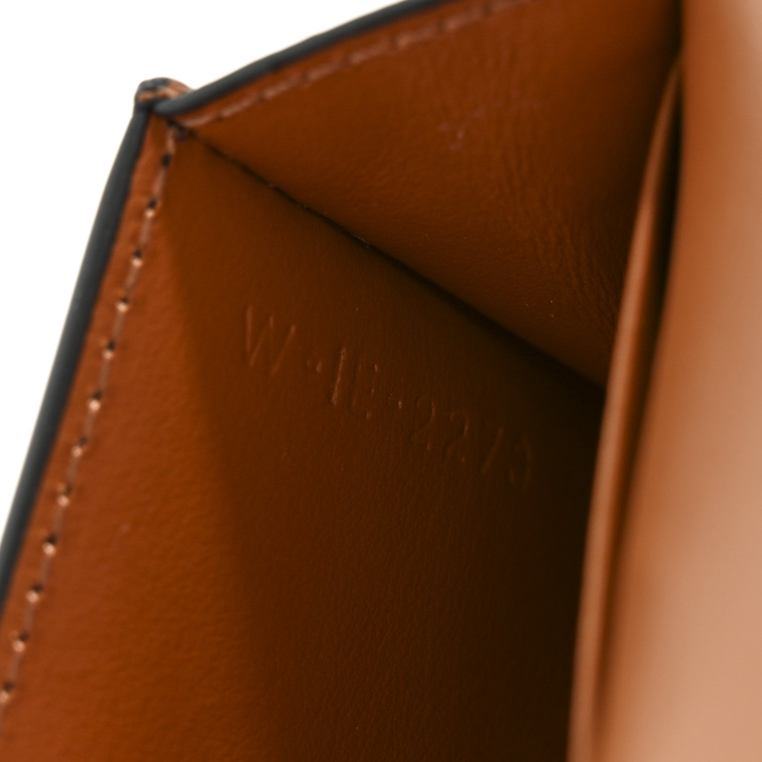 Triomphe Canvas Calfskin Flap Card Holder Tan