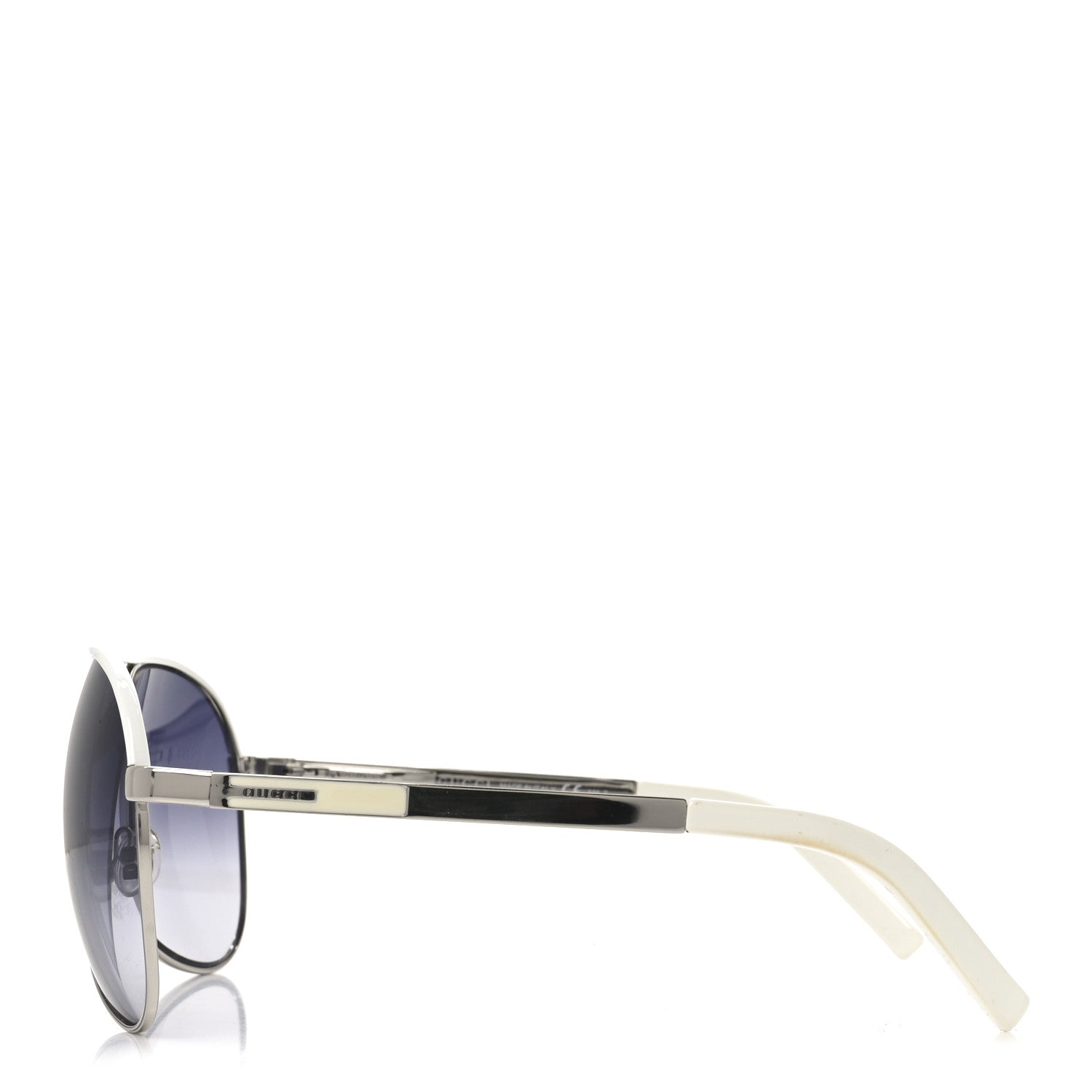 Aviator Sunglasses GG 1827/S White Silver