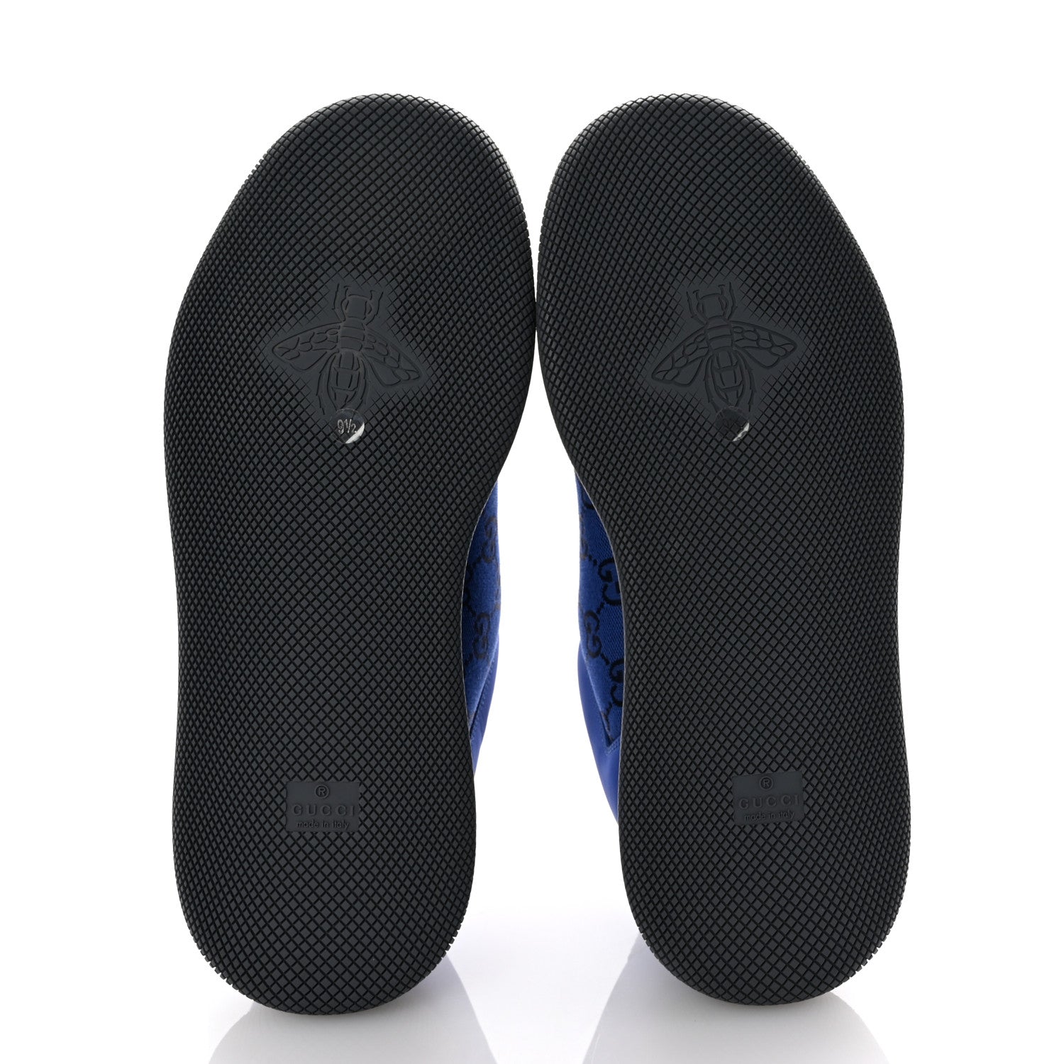 Monogram Nubuck Miro Soft Calfskin Mens Screener 50mm Sneakers 9.5 Imperial Blue Graphite Grey