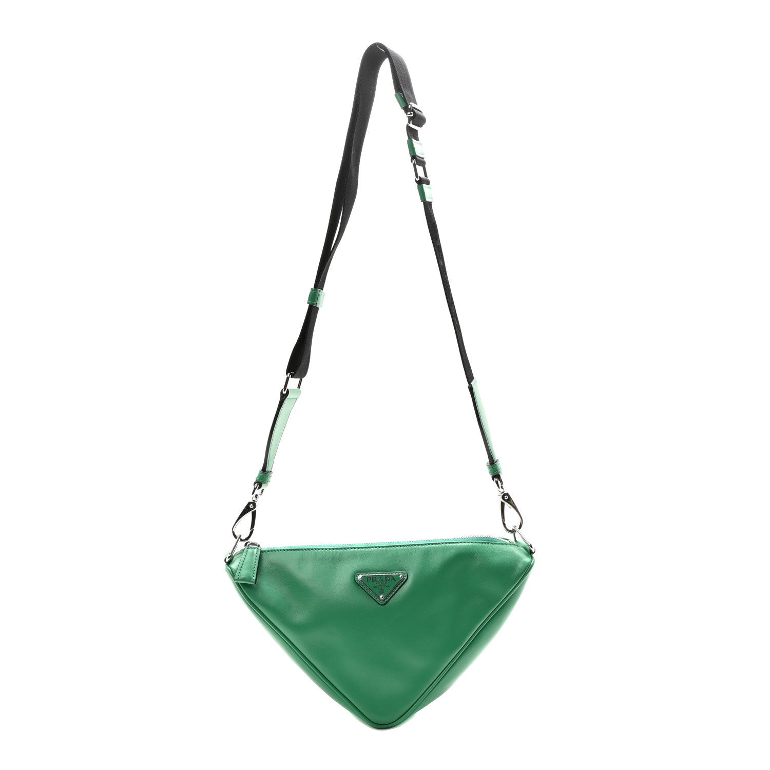 Softy Calfskin Triangle Shoulder Bag Mango