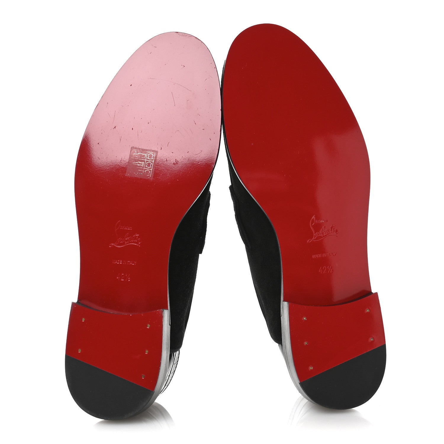 Crosta Alligator Embossed Mens Penny No Back Flat 42.5 Black