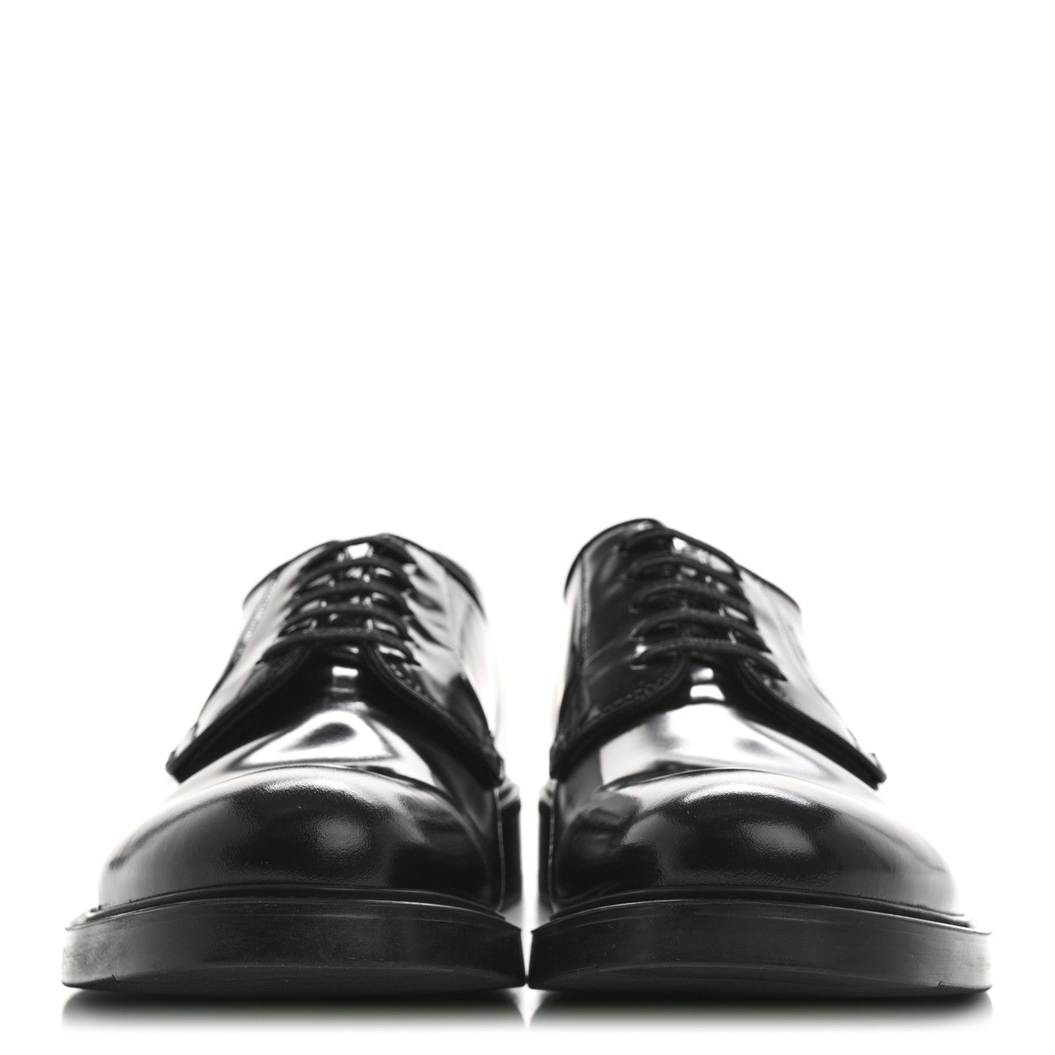 Spazzolato Lace Up 50mm Men's Loafers 8 Black