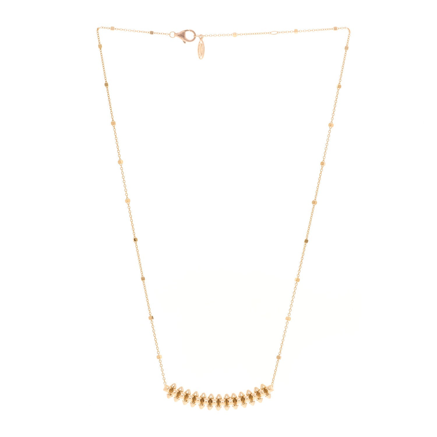 18K Pink Gold Small Clash de Cartier Necklace