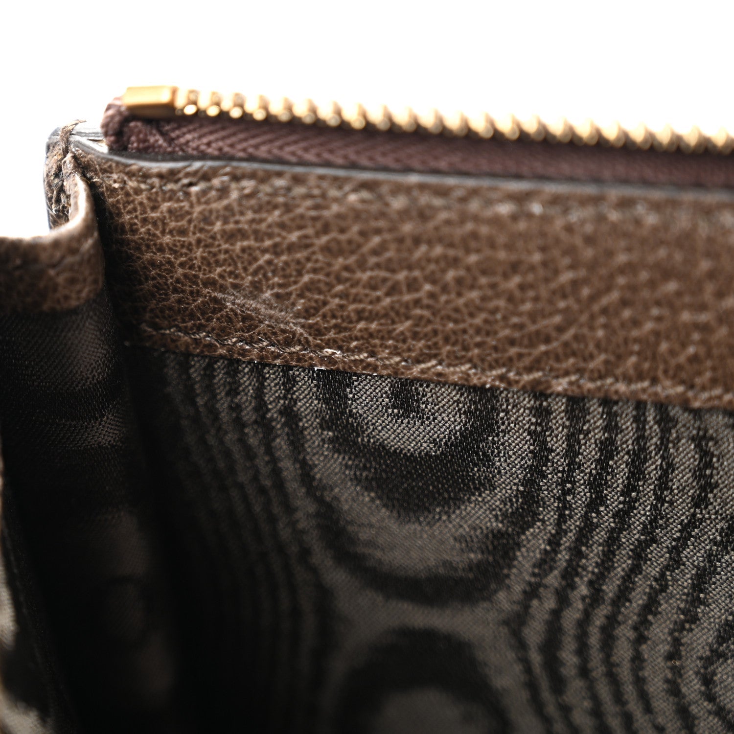 X BALENCIAGA BB Supreme Monogram Web Ophidia Wristlet Beige New Acero