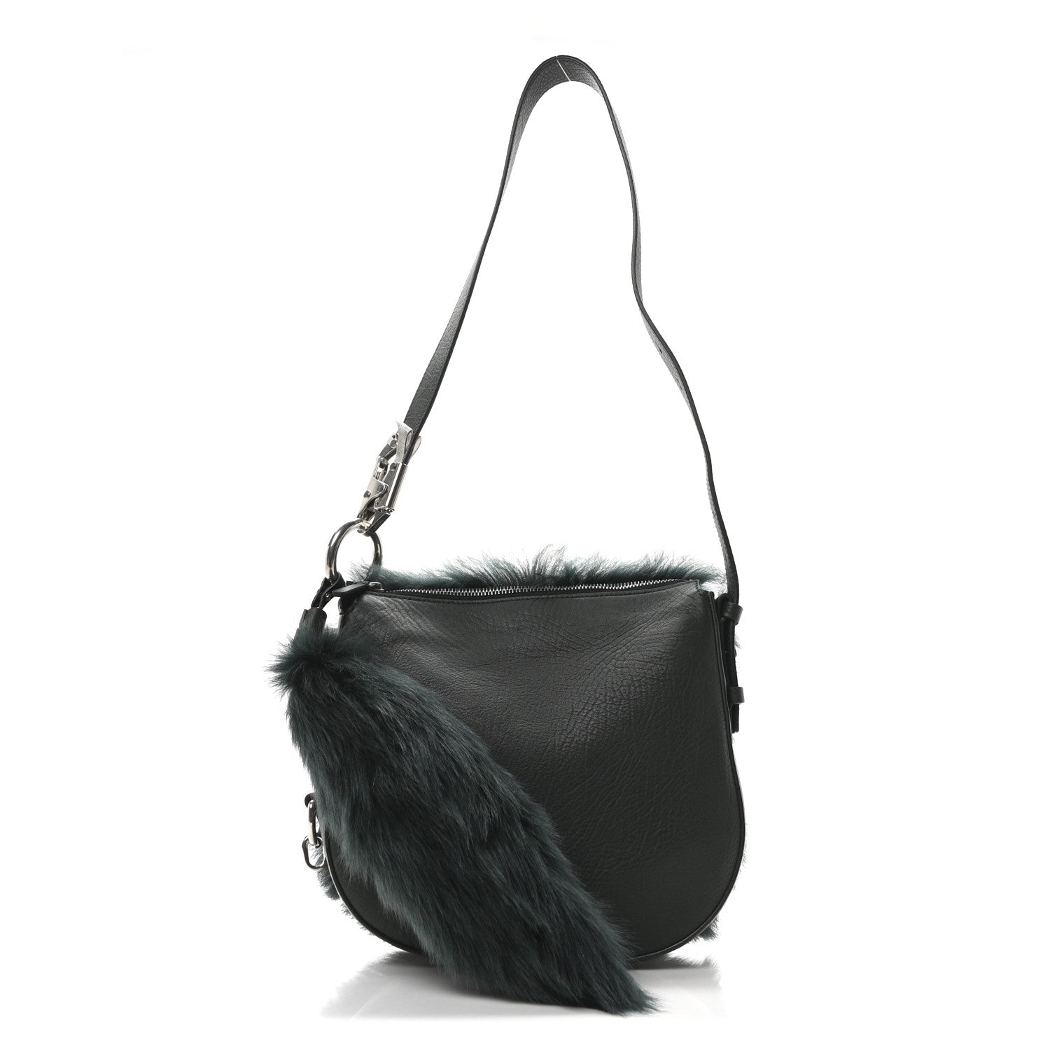 Shearling Small Knight Crossbody Bag Vine