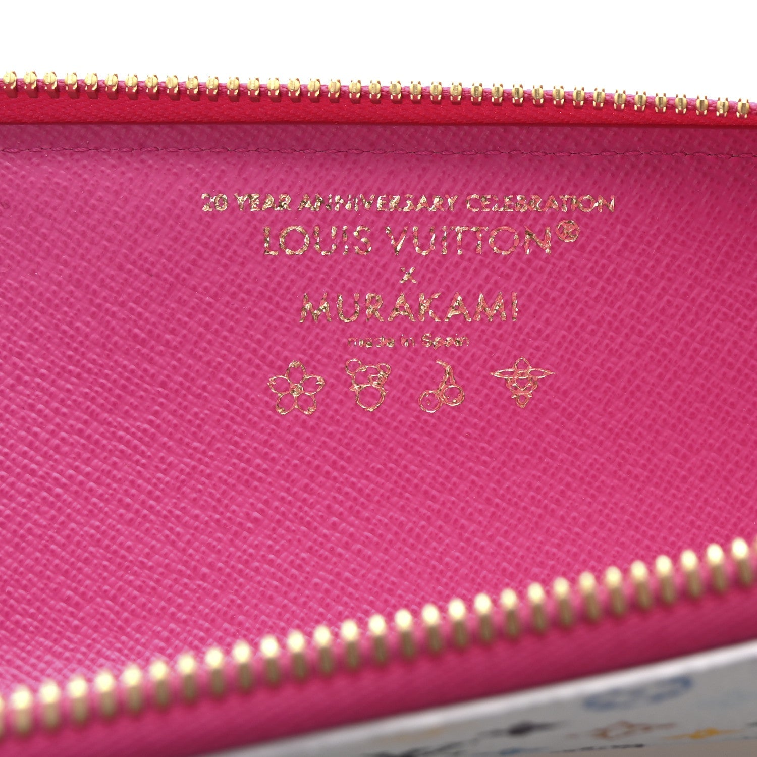 LV X TM Monogram Multicolor Charlotte Pencil Pouch Fuchsia