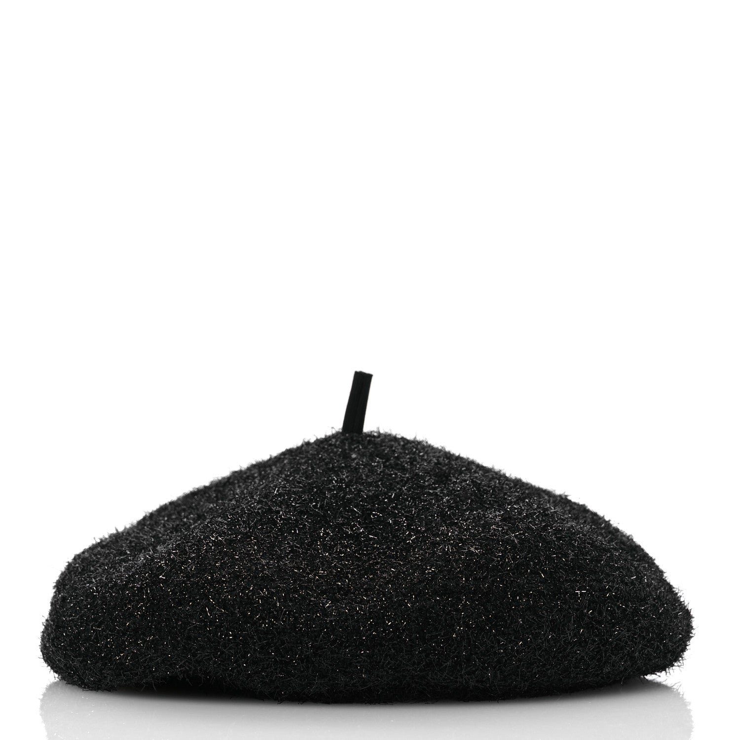 Cotton Metallic CC Beret M Black