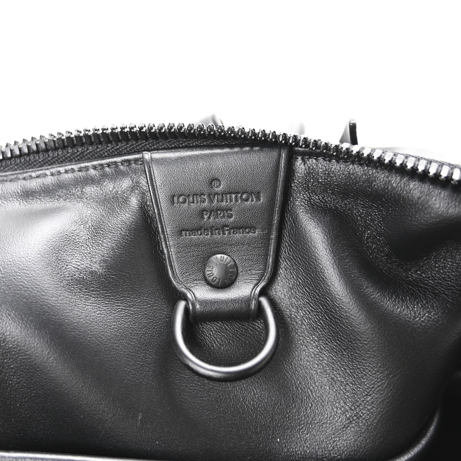 Calfskin Monogram Speedy P9 Bandouliere 40 Ultra Black