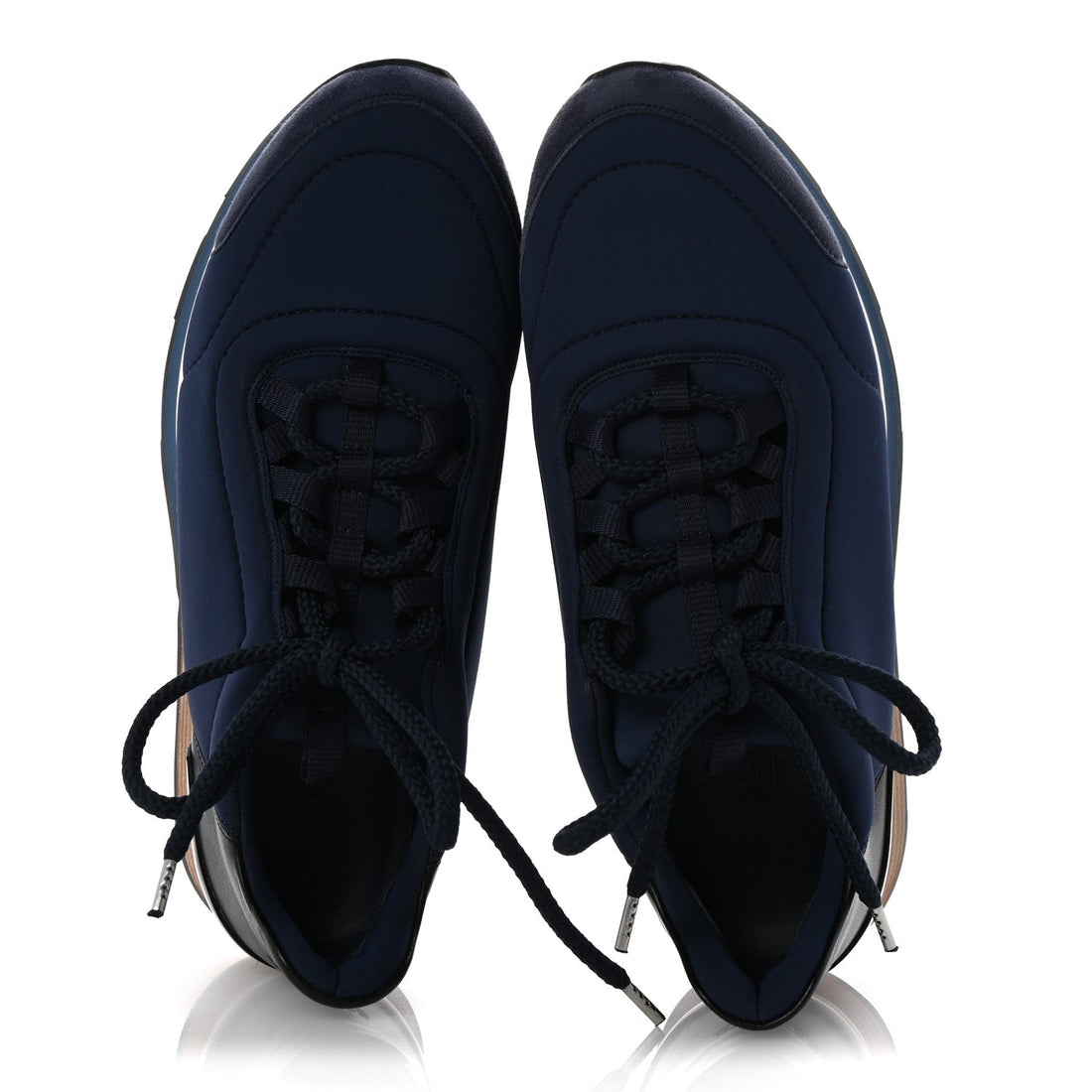 Technical Canvas Mens Miles Sneakers 40 Marine Black