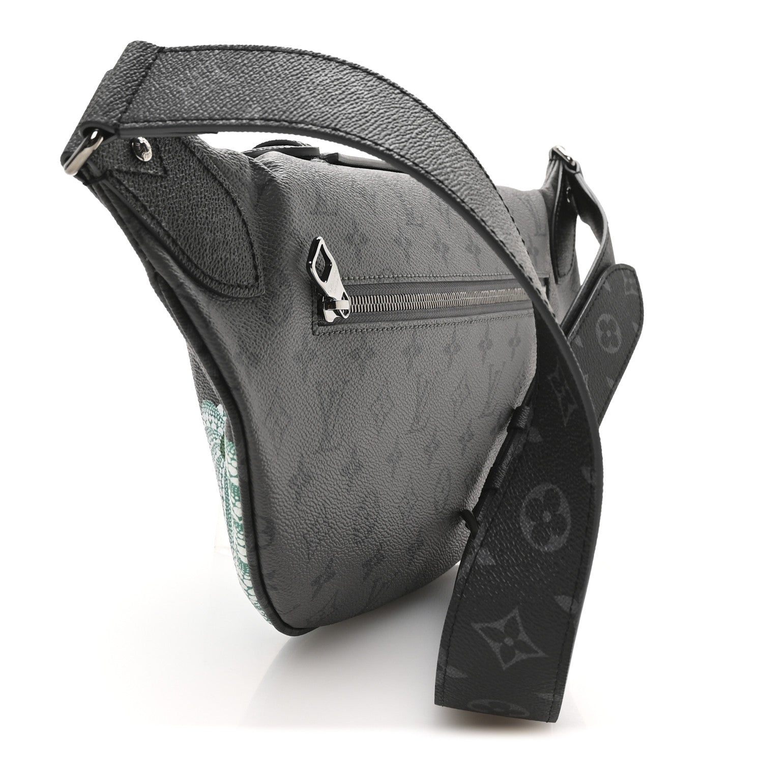 LV X YK Monogram Eclipse Reverse Pumpkin Bumbag Multicolor