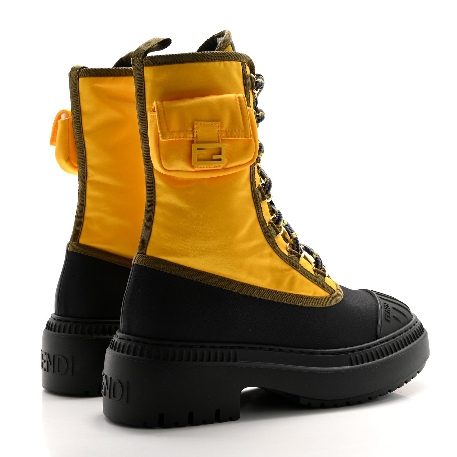 Nylon Baguette Domino 50mm Biker Boots 37 Mimosa Black