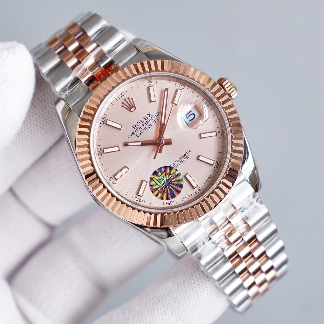 DATEJUST 41MM TWO-TONE ROSE GOLD JUBILEE BRACELET