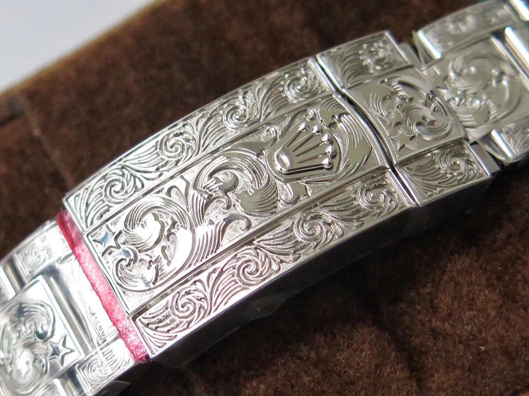 MILGAUSS 40MM STAINLESS STEEL ENGRAVED CASE BLUE DIAL