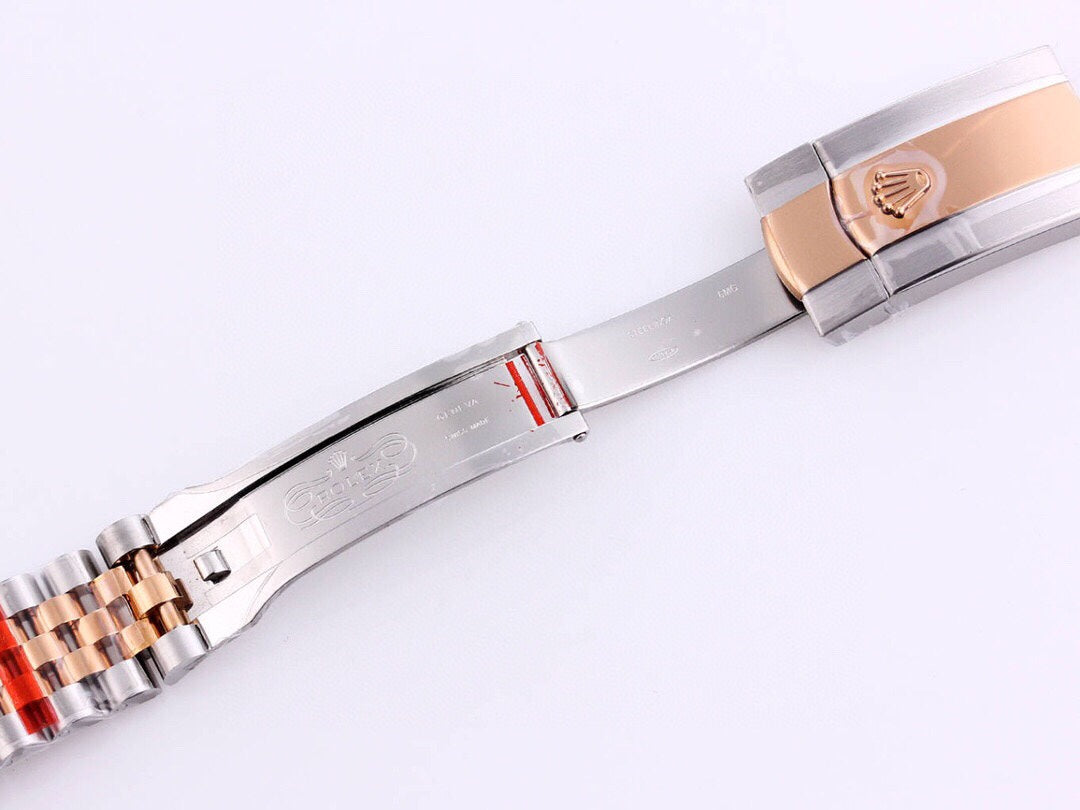 DATEJUST 41 ROSE GOLD STEEL CHOCOLATE DIAMOND DIAL