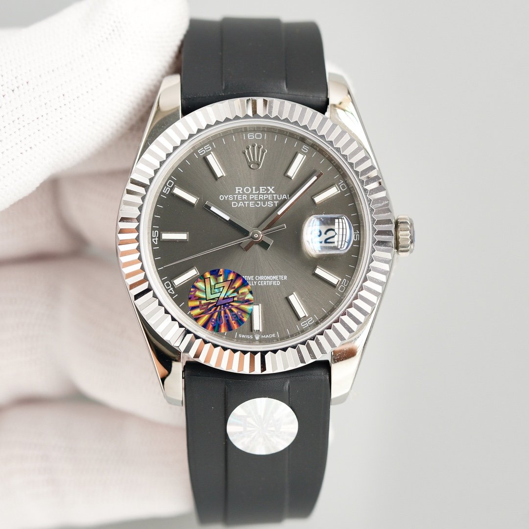 DATEJUST II 41MM STAINLESS STEEL GREY DIAL