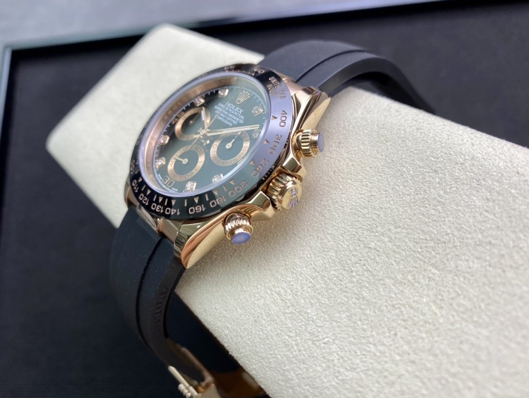 DAYTONA ROSE ROSE GOLD 40MM CERAMIC DIAMOND NUMERALS
