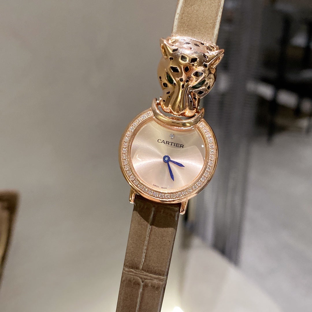 LA PANTHERE 23.6MM QUARTZ SMALL MODEL ROSE GOLD