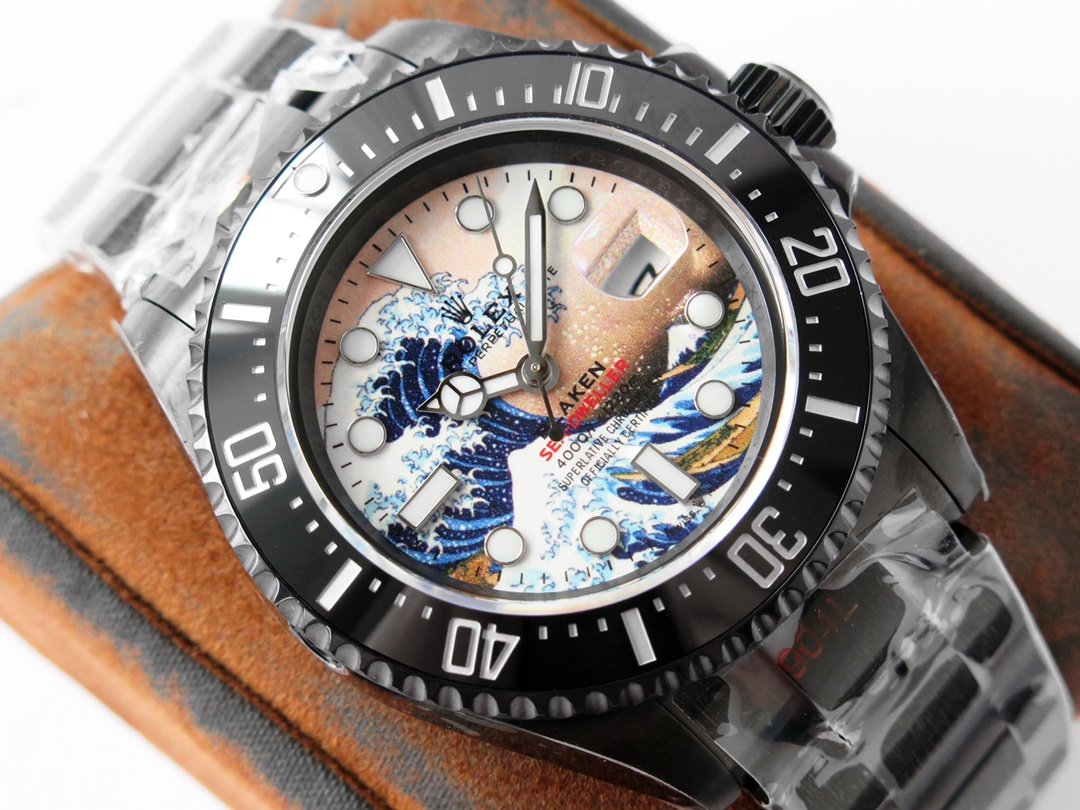 SEA-DWELLER DEEPSEA 44MM  BLACK CUSTOM TSUNAMI DIAL