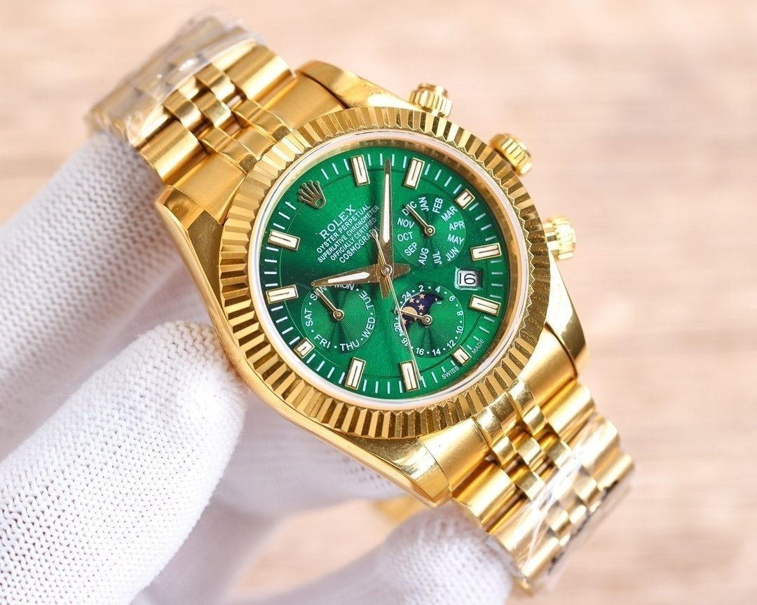 DATEJUST 41MM GOLD CASE CHRONOGRAPH