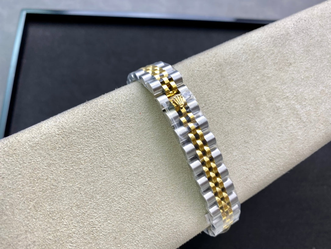 DATEJUST 28 TWO-TONE GOLD STEEL