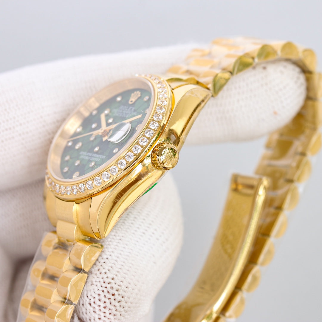 DATEJUST 31  GOLD BLUE DIAL