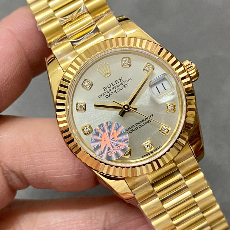 DATEJUST 31MM GOLD GREY DIAL