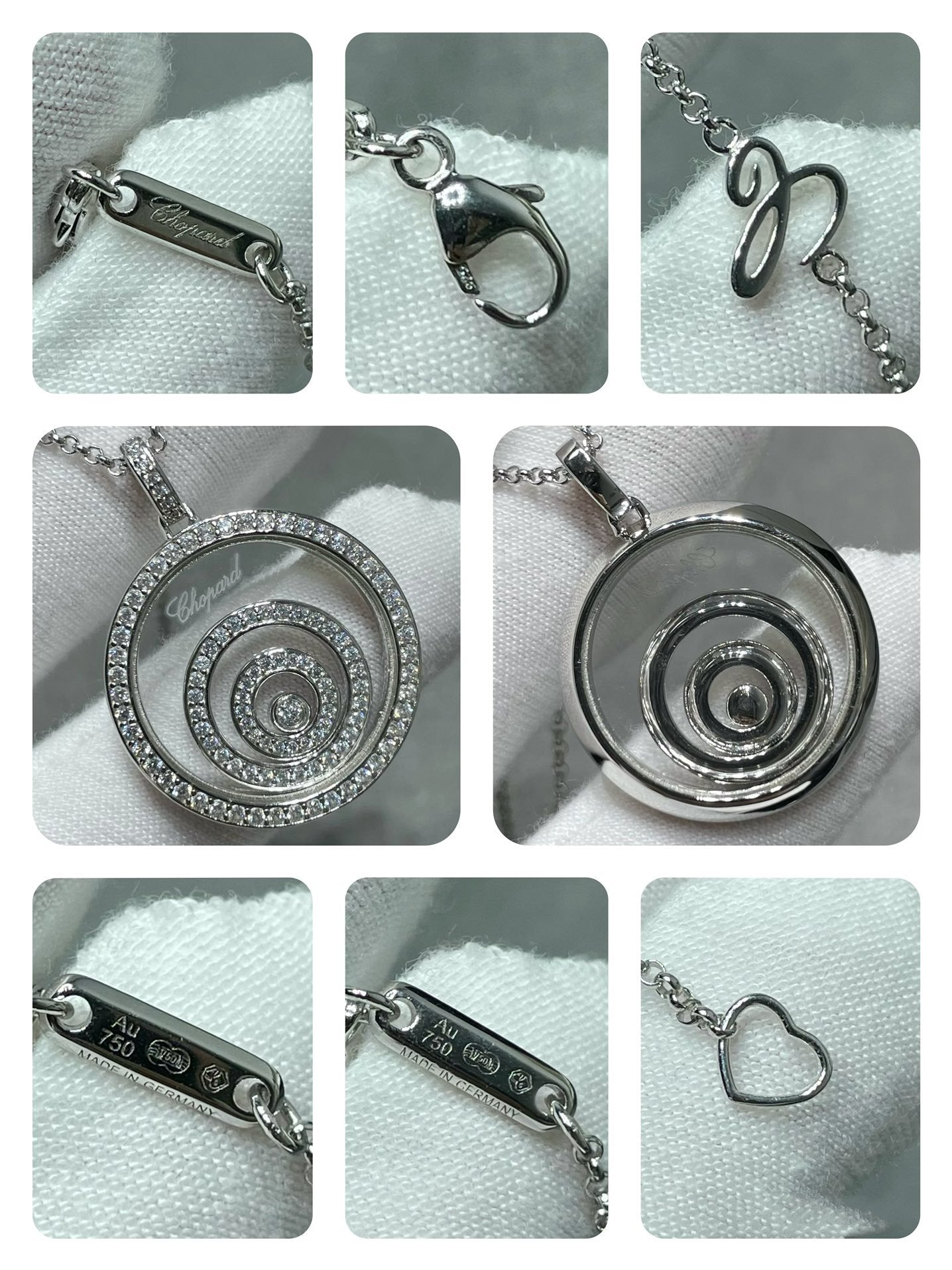 HAPPY SPIRIT DIAMOND PAVED NECKLACE