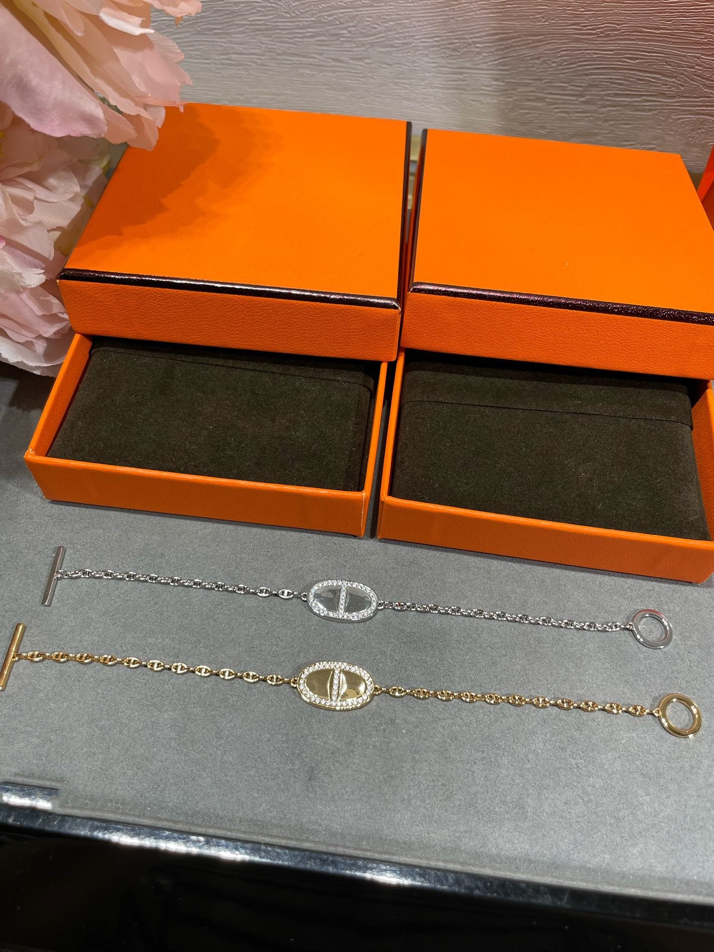 FARANDOLE DIAMOND LINK BRACELET