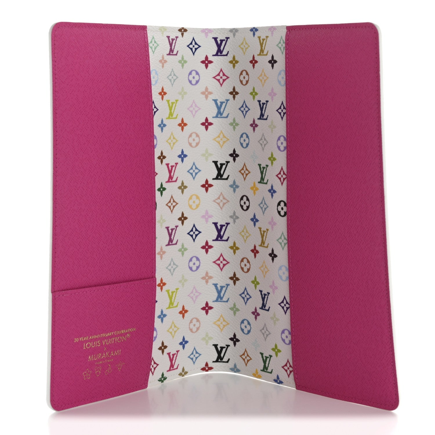 LV X TM Monogram Multicolor Emily Notebook Cover MM White
