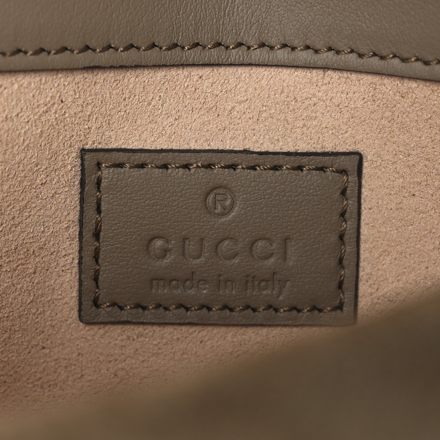 GG Supreme Monogram Super Mini Dionysus Shoulder Bag Taupe