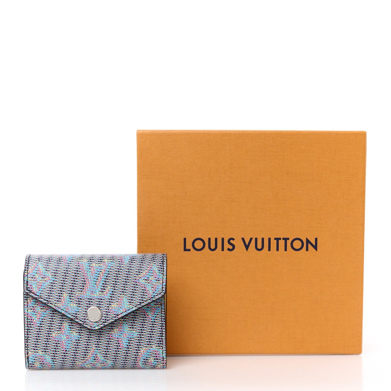 Monogram LV Pop Zoe Wallet Blue