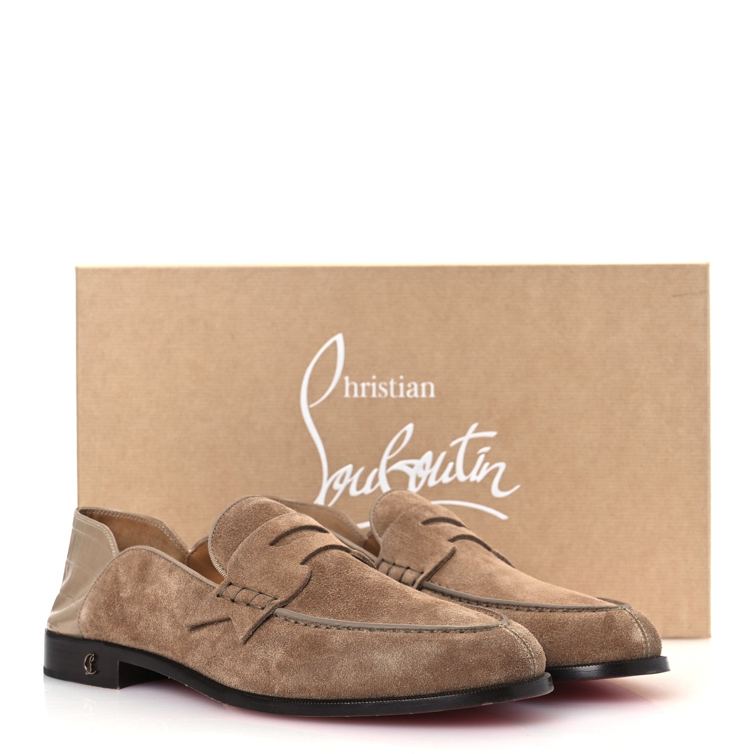 Crosta Alligator Embossed Mens Penny No Back Flat 42 Roca