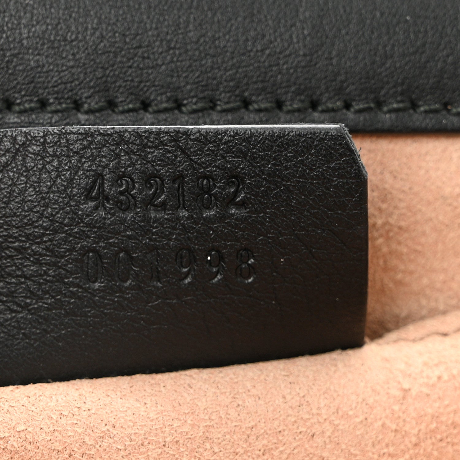 Calfskin Strawberry Embroidered Small Padlock Shoulder Bag Black